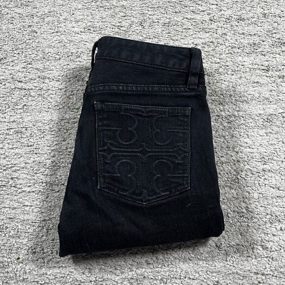 Tory Burch Women’s Black Super Skinny Jeans - Picture 1 of 9
